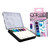 A second open image of a Golden QoR Watercolor 6-Color Granulators Half Pan Set.