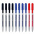 An open image of Sakura Gelly Roll Retractable 10-Piece Classic Pens.