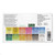 An image of a Winsor & Newton Cotman Watercolor Palette Pocket Set back.