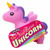 An image of a Schylling Itsy Bitsy Unicorn.