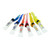 A paint out image of a Daniel Smith 6-Color Essentials Watercolor Tube Set.