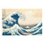 An image of a completed Pomegranate Hokusai The Great Wave 500-Piece Puzzle.