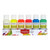 An image of a Handy Art 6-Color Glow-In-The-Dark Student Acrylic Paint Set. 