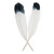 An image of a group of John Bead Imitation Eagle Feathers.