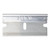 An open image of an Excel #9 Single-Edge Razor Blade.