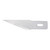 An image of an Excel #2 Straight Edge Craft Knife Blade.