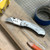 A lifestyle image of an Excel #92 Standard Utility Knife Blade in use.