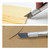 A lifestyle image of an Excel #19 Sharp Edge Angled Craft Knife Blade in use.