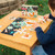 A lifestyle image of an EeBoo Space Exploration 20-Piece Puzzle in use.