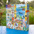 A lifestyle image of an EeBoo Piece & Love Seabirds 1000-Piece Puzzle.