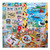 An open image of an EeBoo Piece & Love Seabirds 1000-Piece Puzzle.