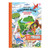 An image of an EeBoo Dinosaurs Abound Fold-Out Coloring Book.