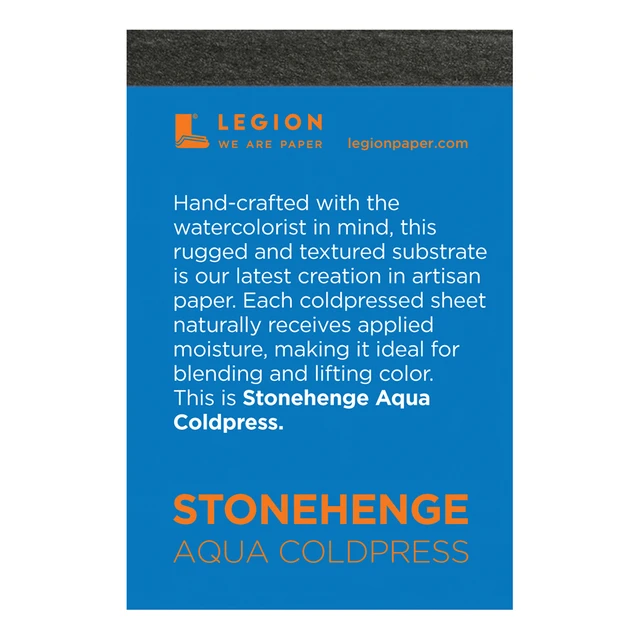 Yupo Paper Legion Stonehenge Block – 12,7x17,8 Cm, 15 Blatt, 5 Farben, 250 G/m²
