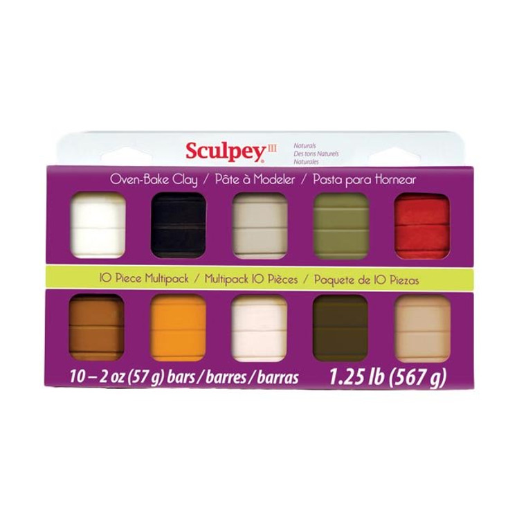 Sculpey III Natural Colors Pack
