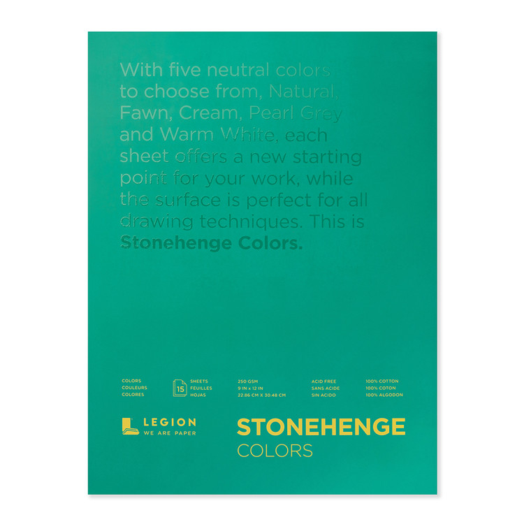 Stonehenge Aqua Black Watercolor Paper Pad