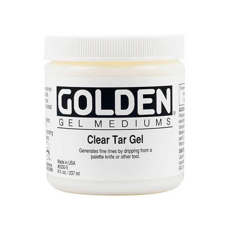 Golden Clear Tar Gel Medium