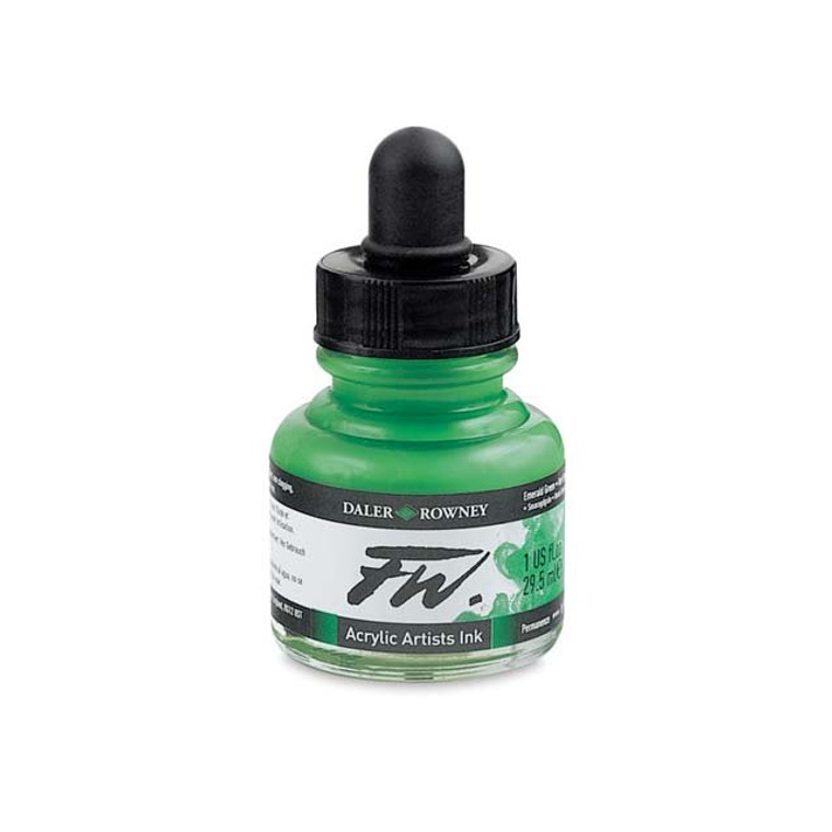 An image of a Daler-Rowney FW Acrylic Ink bottle.