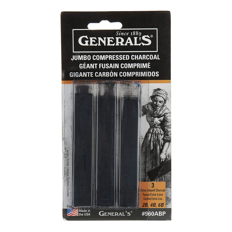 General's Compressed Jumbo Charcoal Set 960ABP