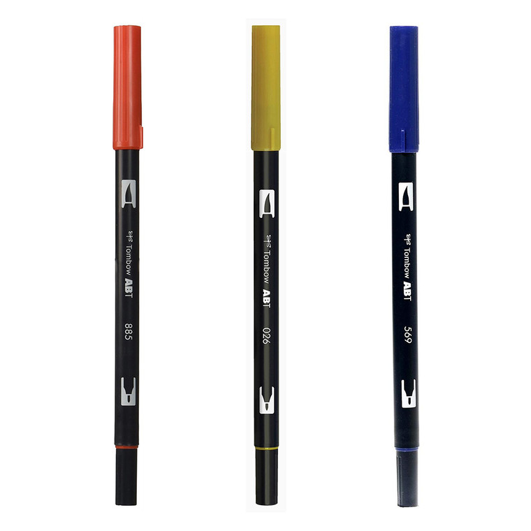 An image of Tombow Dual Brush Pens.