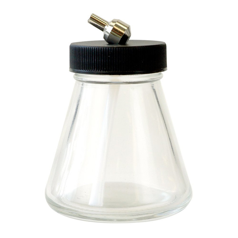 Paasche 3-Ounce Glass Bottle Assembly for H Airbrush