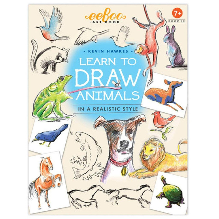 eeBoo Learn To Draw Animals Art Book