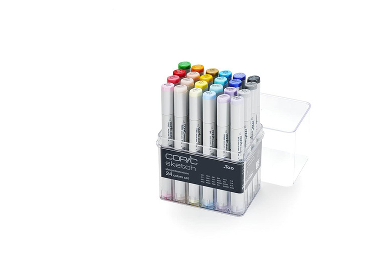 Copic Markers SB24 24-Piece Sketch Set