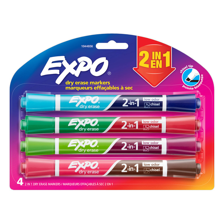 Expo Dual-Ended Dry Erase Marker Set