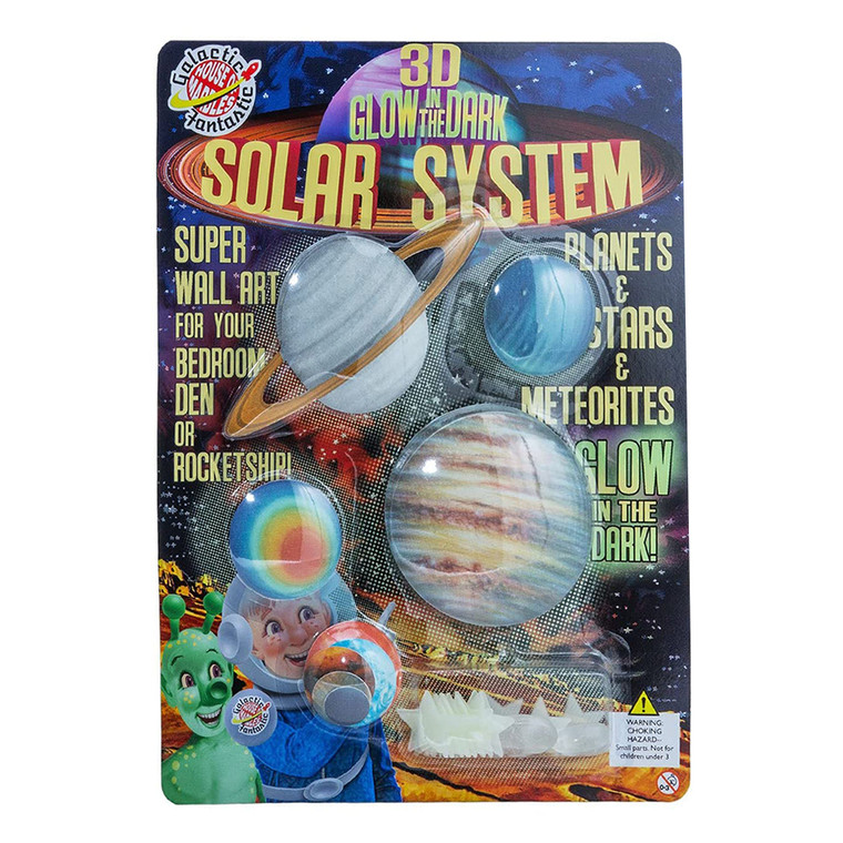 3D Glow in The Dark Solar System