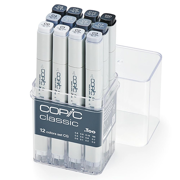 Copic Cool Gray Classic Marker Set