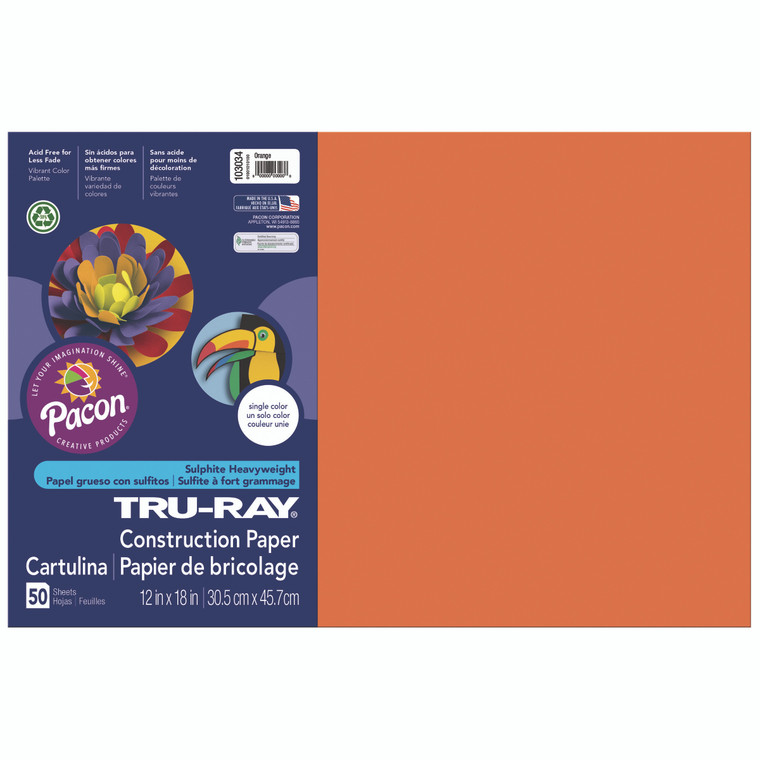 Pacon Tru-Ray Construction Paper, 12 in. x 18 in.