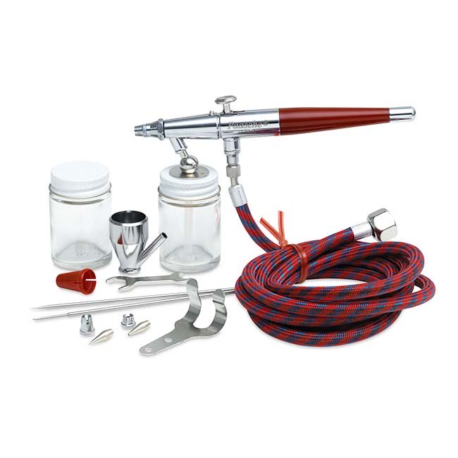 ACA airbrush set （ACA エアーブラシセット） Paasche VL-SET Double Action Siphon Feed Airbrush Set