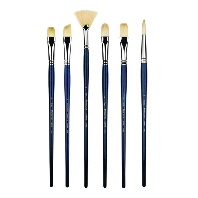 Princeton Series 5200 Ashley Natural Bristle Long Handle Brushes