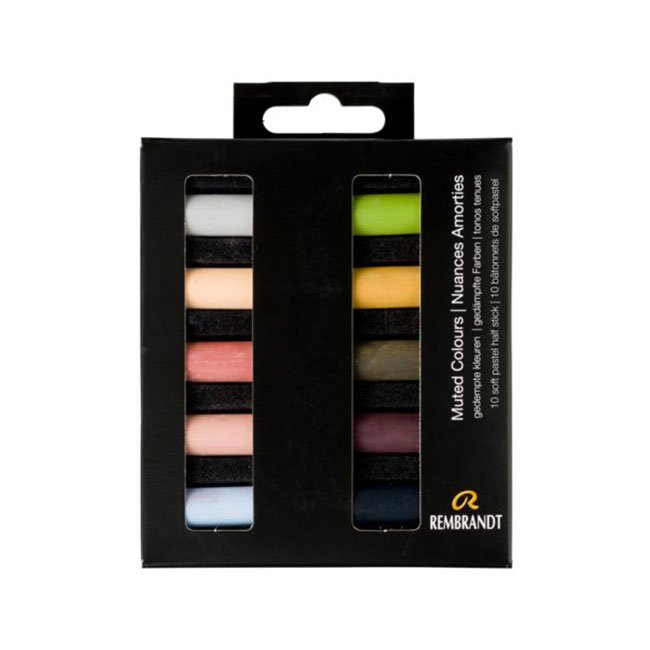 Rembrandt Soft Pastels Muted Colors Set