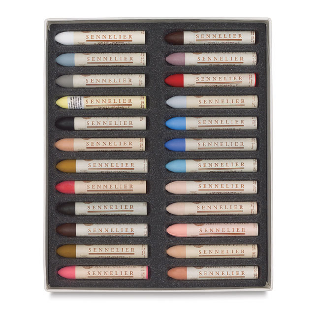 Sennelier Oil Pastels, Set of 24 Portrait colors
