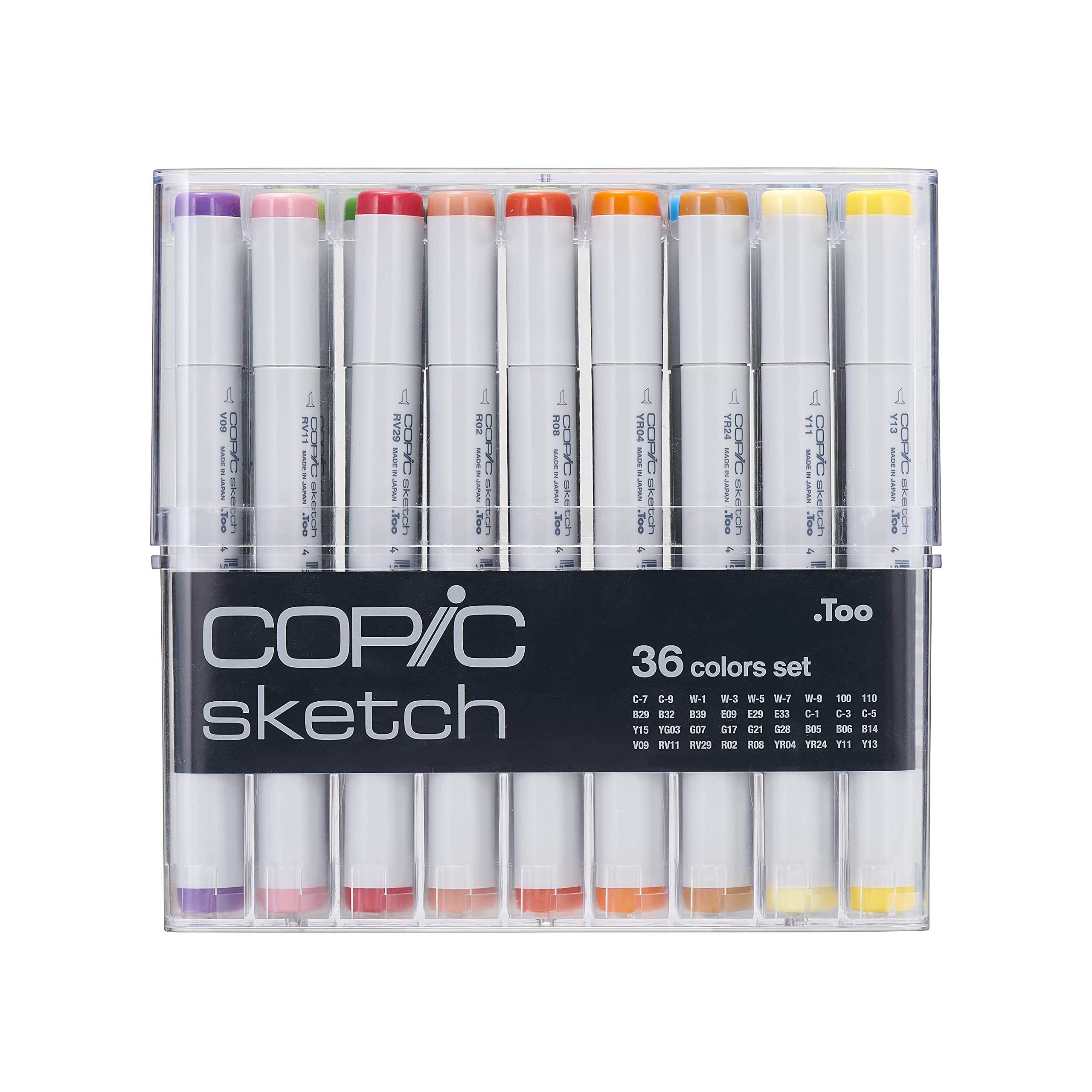 筆記具 COPIC sketch Copic Sketch Alcohol-Based Markers, 36pc Set