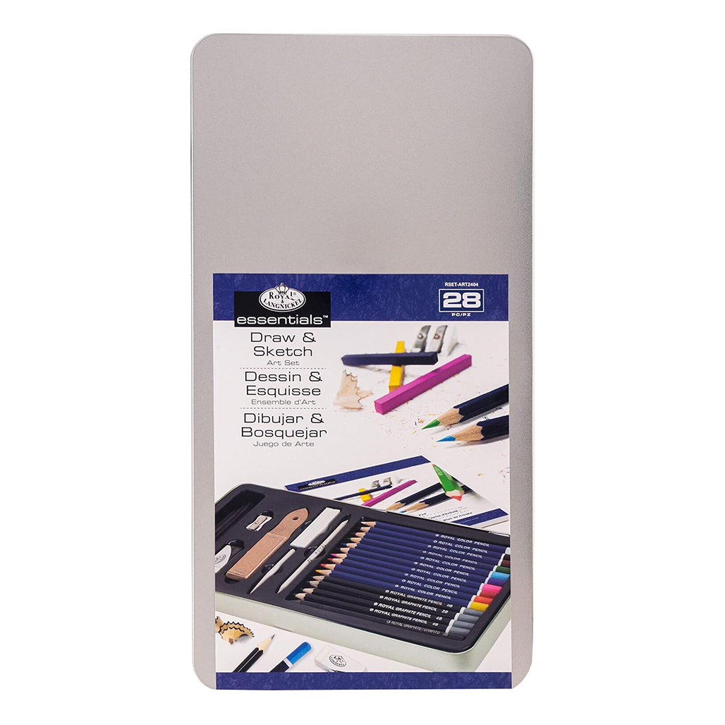 Royal & Langnickel Draw & Sketch Artist Tin Set