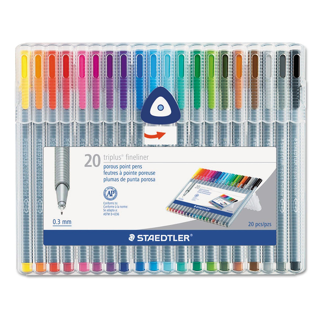画材 STAEDTLER Fineliner triplus 60pcs Amazon.com : STAEDTLER