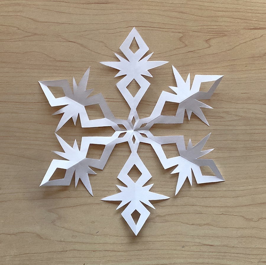 6-Point Paper Snowflakes - Artist & Craftsman Supply