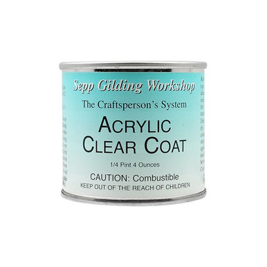 Sepp Gilding Workshop Acrylic Clear Coat - 4 oz - SeppLeaf Gilding Products