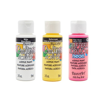 DecoArt Crafters Acrylic White Paint