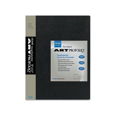 Itoya Profolio Black Presentation Books - Artist & Craftsman Supply