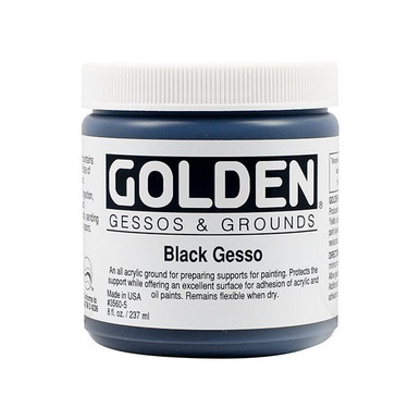 Golden Black Gesso  BLICK Art Materials