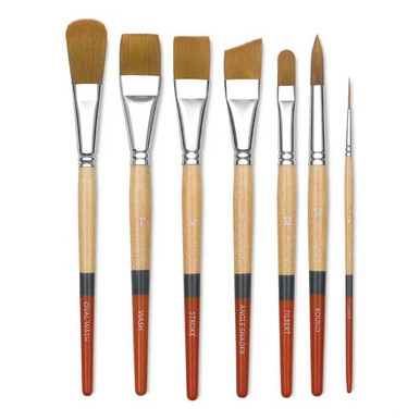 Princeton Series 9650 Snap! Golden Taklon Brushes - Artist