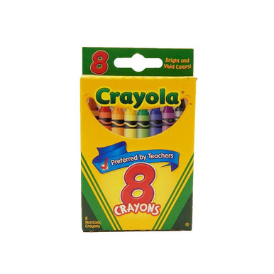 Crayola Classic Crayons, Multicolor - 8 count