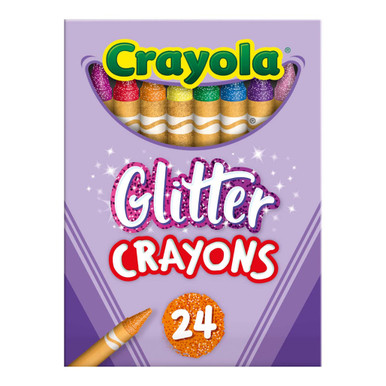 REVIEW] Crayola Glitter Crayons, 24-count 
