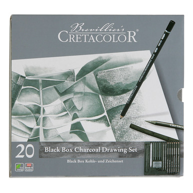 Cretacolor Black Box Tin Drawing Set of 20