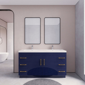 Eliza 60'' Freestanding Vanity With Double Sink Eliza 60'' Freestanding Vanity With Double Sink