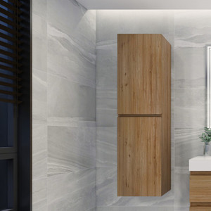 Baillie 16'' Natural Oak Wall Mounted Side Cabinet