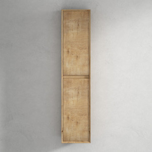 King 14" Oak Linen Side Cabinet