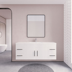 Eliza 60'' Wall Mounting Vanity With Single Sink Eliza 60'' Wall Mounting Vanity With Single Sink
